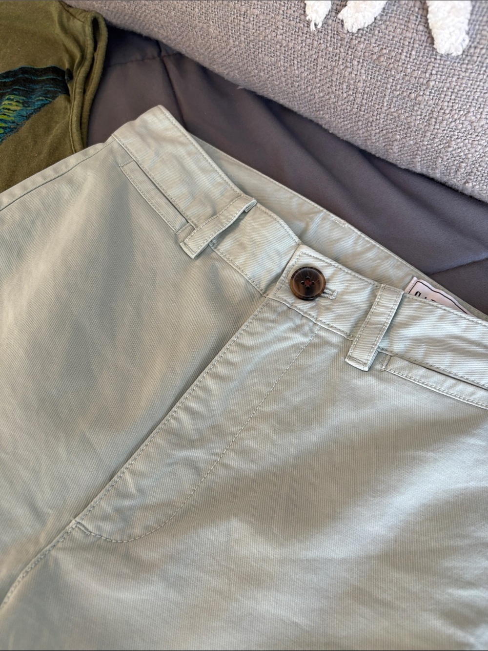 GAP Wide-Leg High Rise Stride Ankle Pants Light Mint 00 Jeans NEW Spring Preppy - Picture 6 of 8
